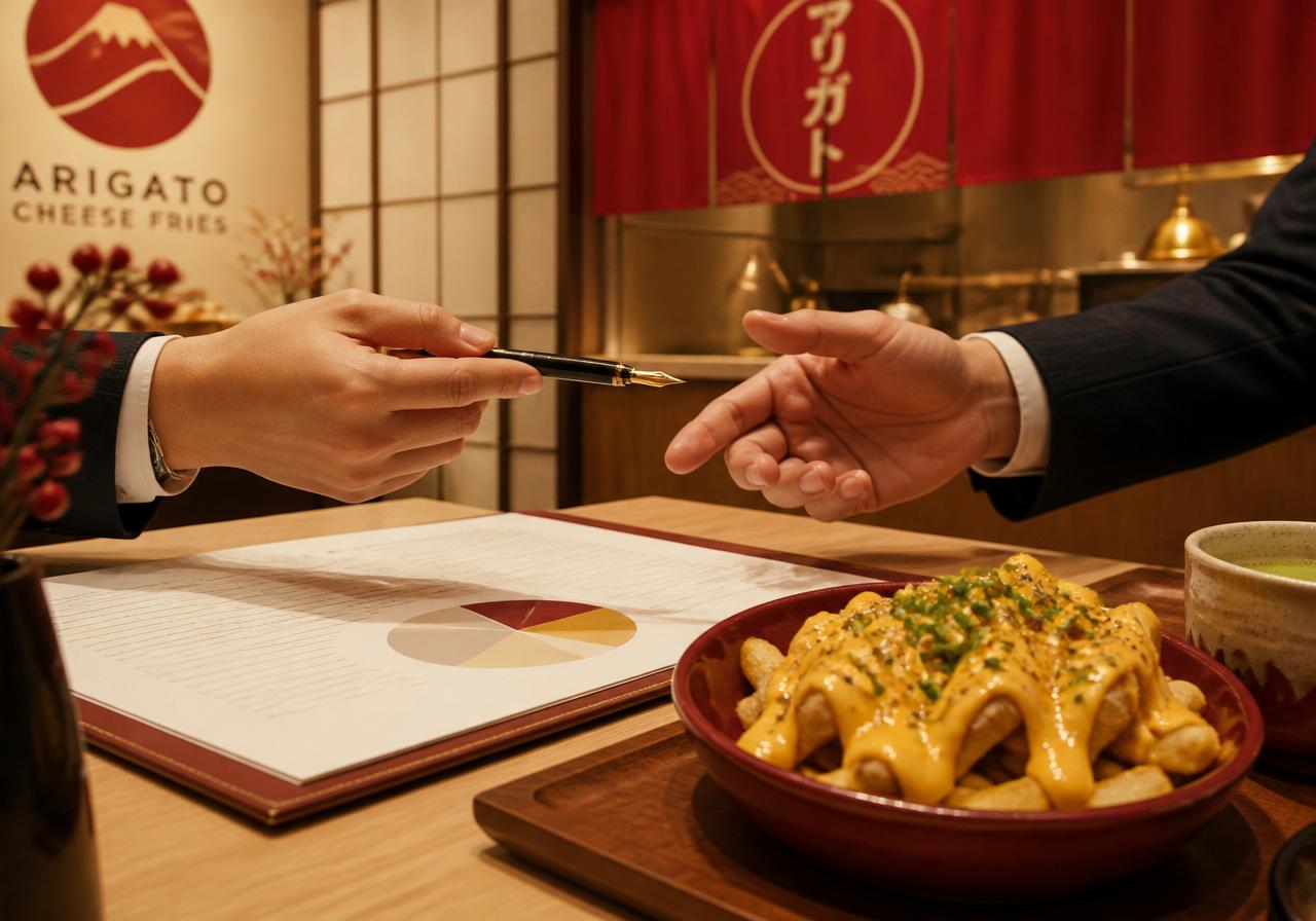 Minority Investment — Arigato Cheese Fries investor scenario